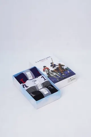 پک شورت مردانه سه عددی POLO کد 123708
