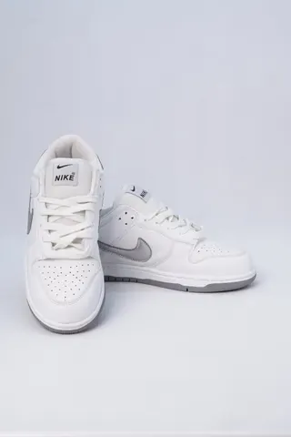 کتونی مردانه NIKE NEW سفید طوسی کد 258121