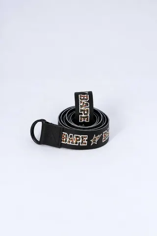 کمربند مردانه طرح BAPE ستاره مشکی کد 1242189
