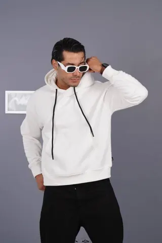 هودی مردانه آستین بلند ساده کد 300803