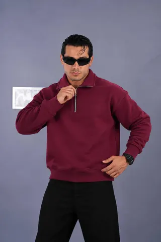 دورس مردانه ساده نیم زیپ کد 302702