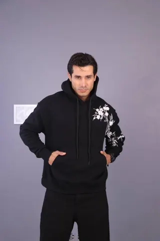 هودی مردانه گلدوزی کد 303501